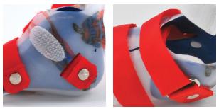 Pronation control instep strap