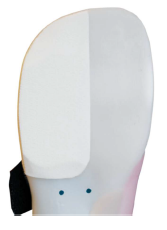 Pictured a lateral forefoot post