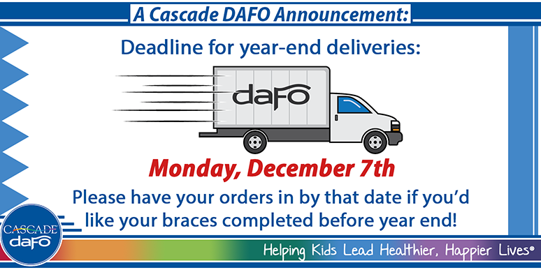Image repeating the End of Year Deadline for Monday, December 7th.